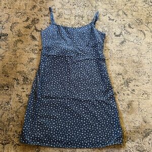 Brandy Melville blue and white floral dress